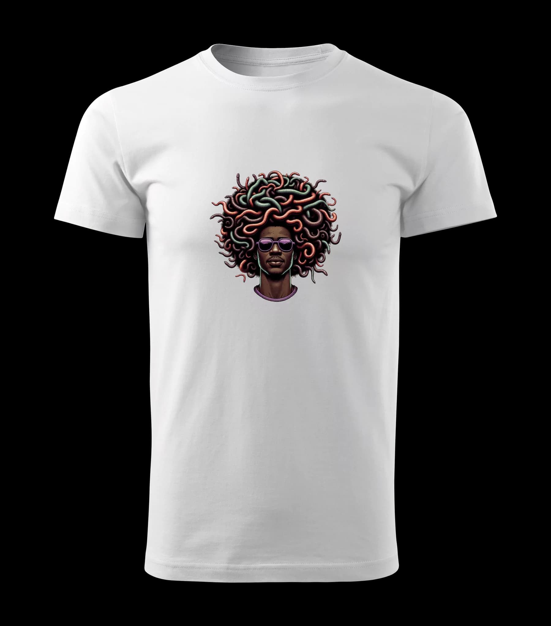 Wormhead T-shirt in wit